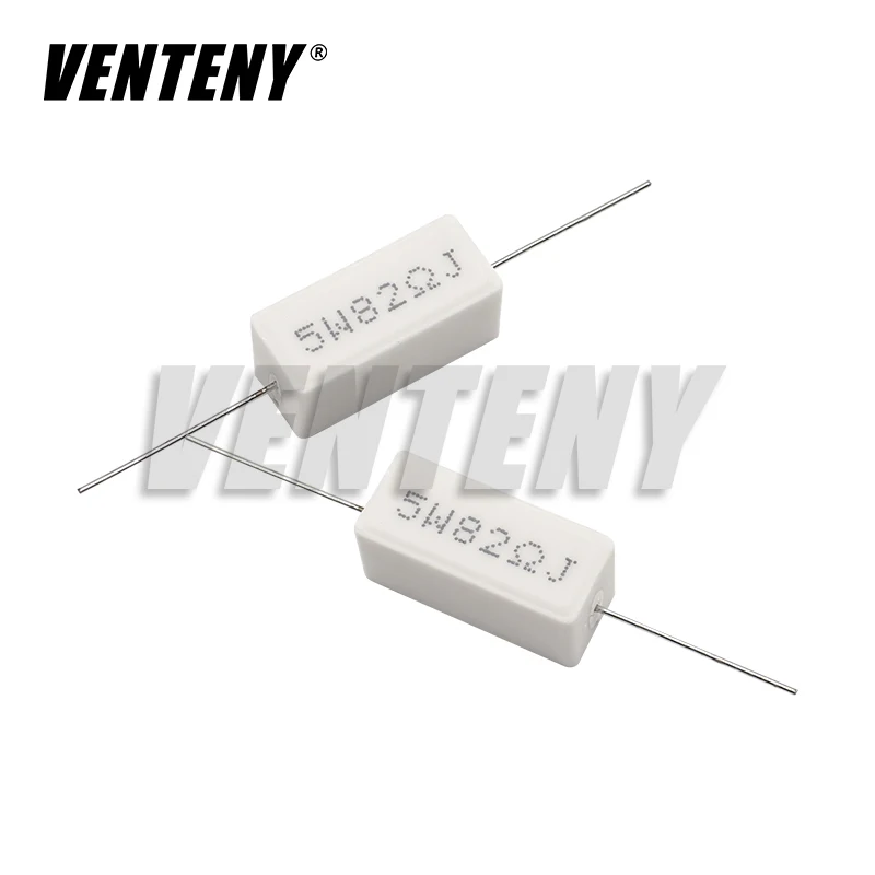 10 шт. 5 Вт 5% цементный резистор сопротивление мощности 0 1 ~ К 1R 5R 10R 100R 22 33 2 8 15 20 25 30 100