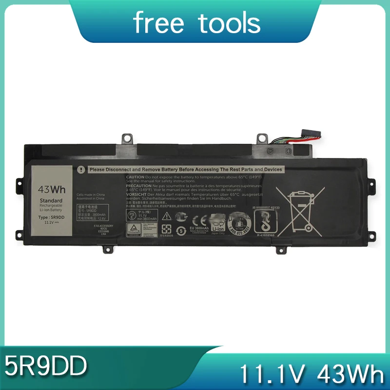 НОВЫЙ аккумулятор для ноутбука 5R9DD KTCCN XKPD0 11 1 В 43 Втч Dell Chromebook P22T (33120)