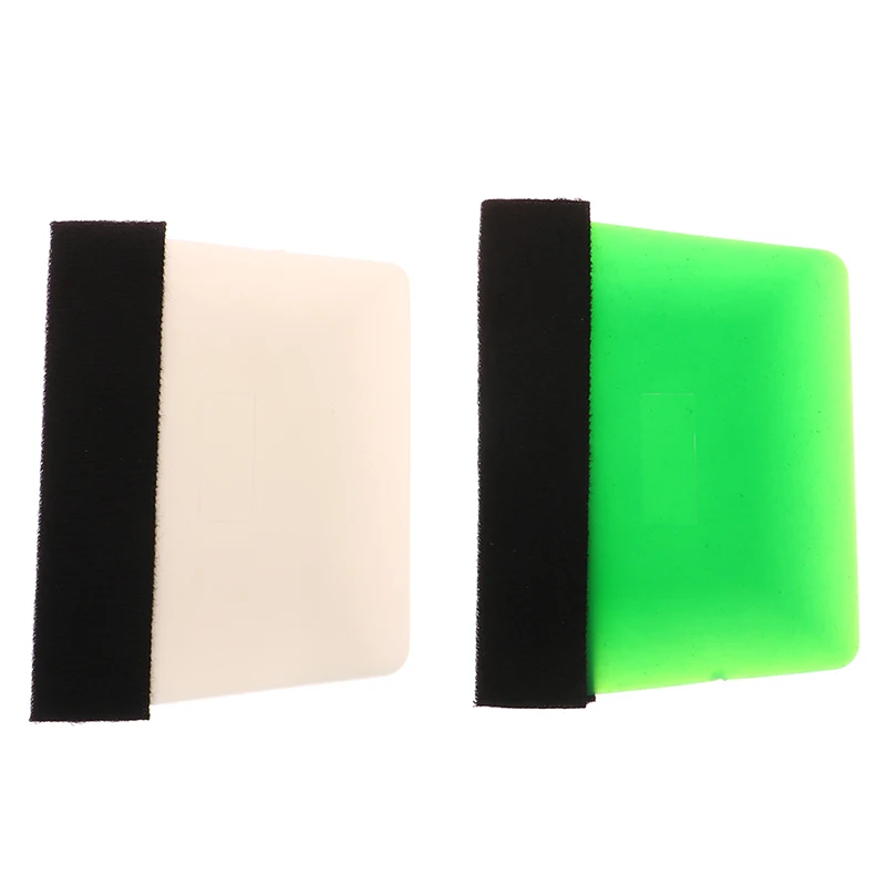 

Car Vinyl Carbon Fiber Window Ice Remover Cleaning Wash Car Scraper With Felt Squeegee Tool Film Wrapping Scraper
