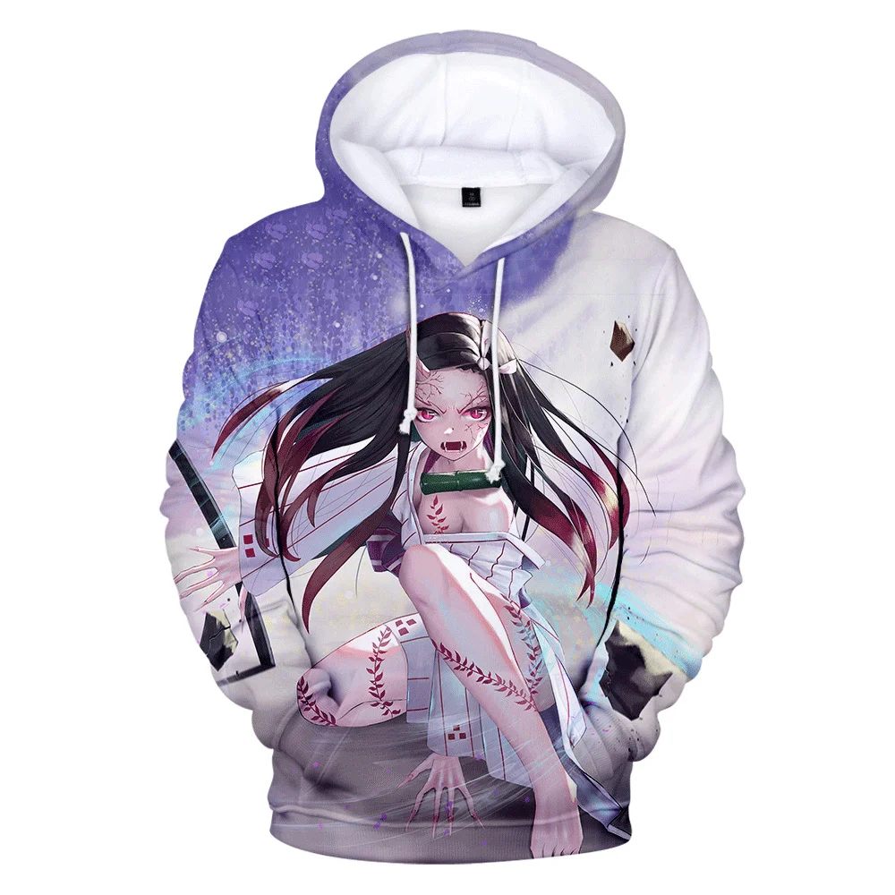 

Kimetsu No Yaiba Anime Hoodies Men Demon Slayer Manga Sudaderas Cosplay Sweatshirts Ropa Hombre Moletom Streetwear Clothes Track
