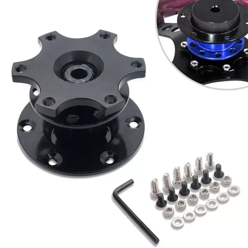 

Universal Car Steering Wheel Quick Release HUB Racing Adapter Snap Off Kit