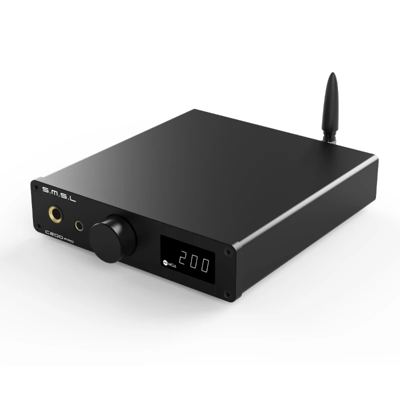 Фото SMSL C200 PRO ESS ES9039Q2M Усилитель для наушников Bluetooth ЦАП с дистанционным управлением №4