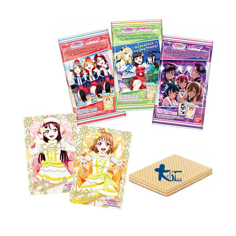 

Japanese Anime Original Kawaii Game Candy Toys Cards LoveLive School Idol Project Sunshine Aqours 5th For Boy Kids Girls Gift