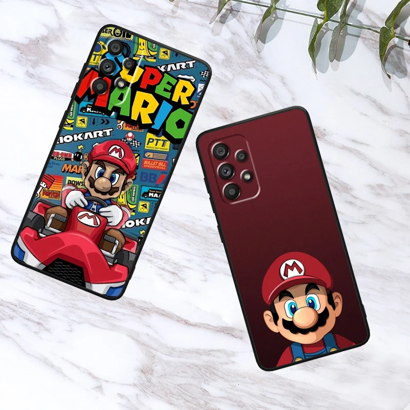 Аниме Supers M-Marios мультфильм для Samsung Note 20 10 Ultra Plus A31 A14 A12 A70 A34 A25 A04 A05 A15 A24 фотообои