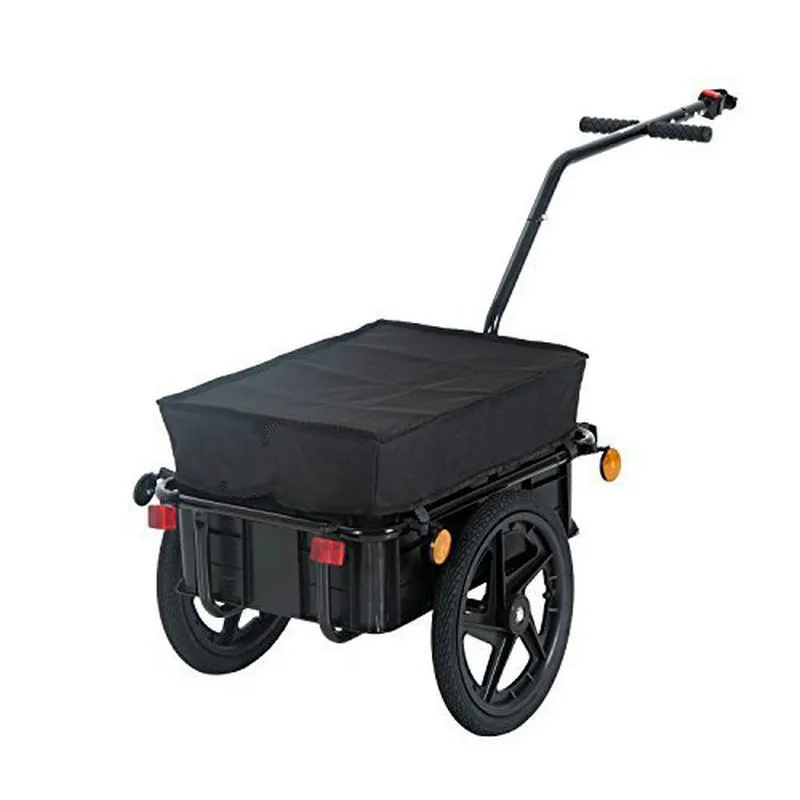 Trailer With Suitcase, Double Wheel Internal Frame Enclosed Cargo Trailer For Bike And Electric Bike