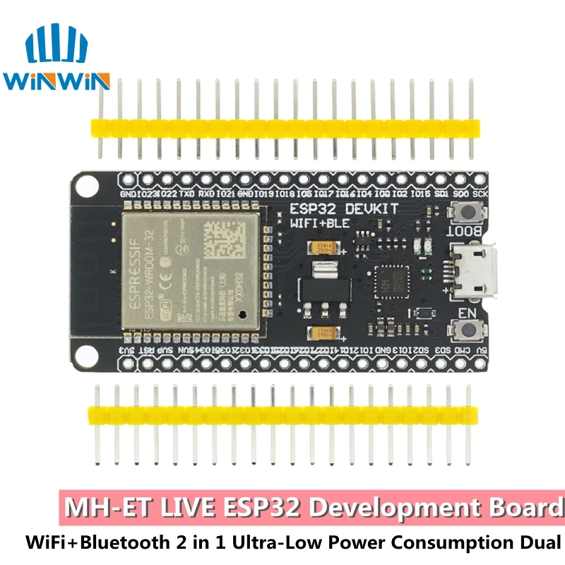 

MH-ET LIVE ESP32 макетная плата WiFi + Bluetooth сверхнизкое энергопотребление два ядра