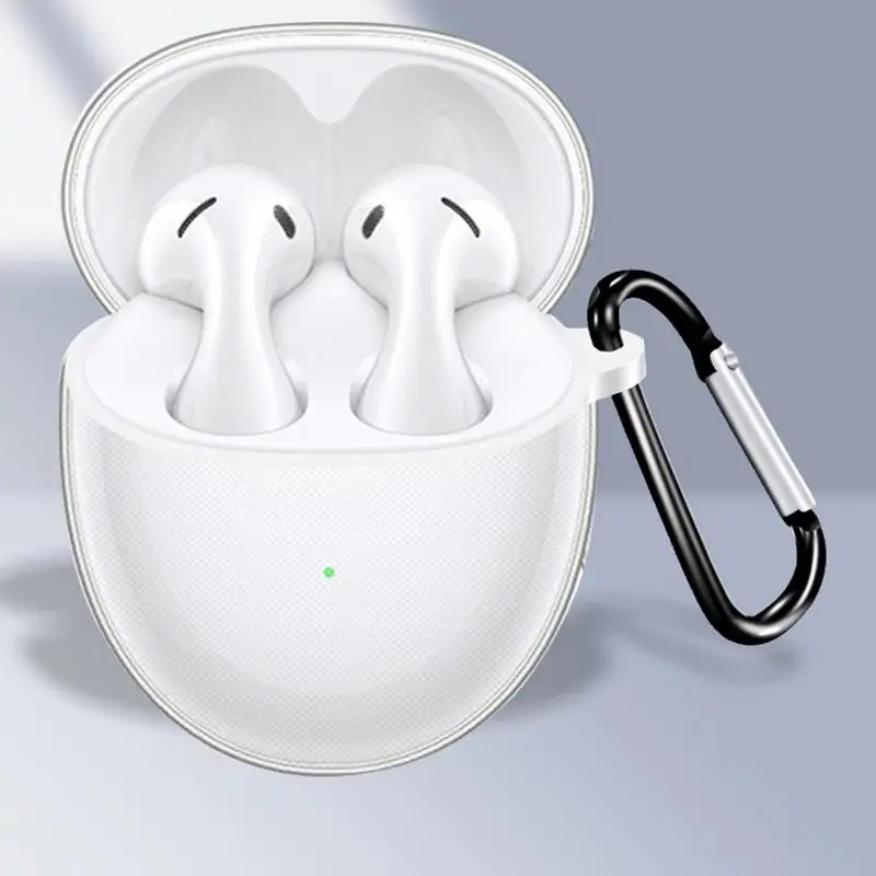 

Soft TPU Clear Earphone Protective Cover Dust-proof And Drop-proof Blue Tooth Earphone Case Protecting Box For HUAWEI Earbuds 5