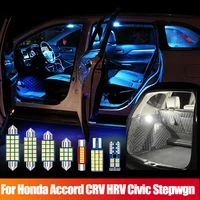 for honda accord 7 8 crv hrv civic 8 10 stepwgn rg rk rp canbus car led kit interior dome reading lights trunk light accessories