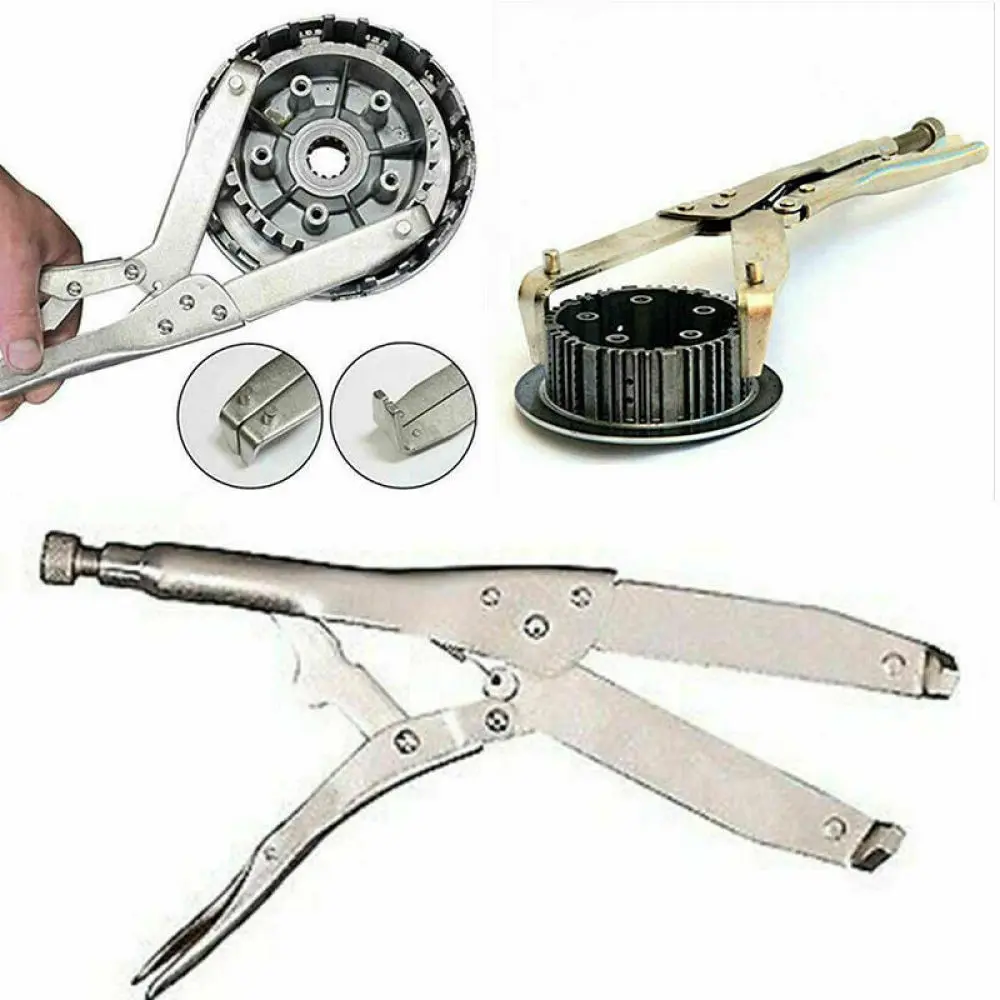 

Инструмент для удержания сцепления мотоцикла, нержавеющая мотоциклетная ступица сцепления, корзина, держатель маховика, гаечный ключ для ремонта, универсальный для удаления