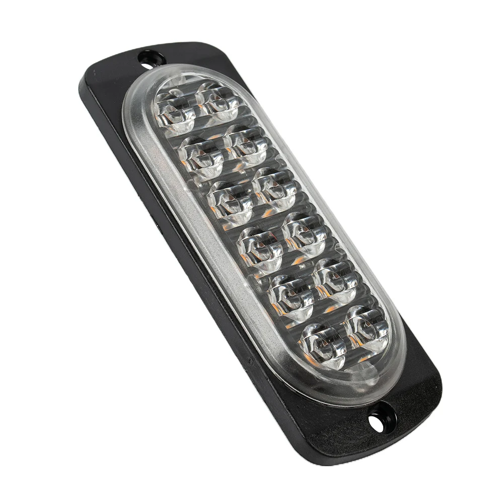 

12LED Car Truck Urgent Always Bright Light DC12V-24V 36W Fits For Auto DRL Car Truck Amber Super Bright Car Accessories