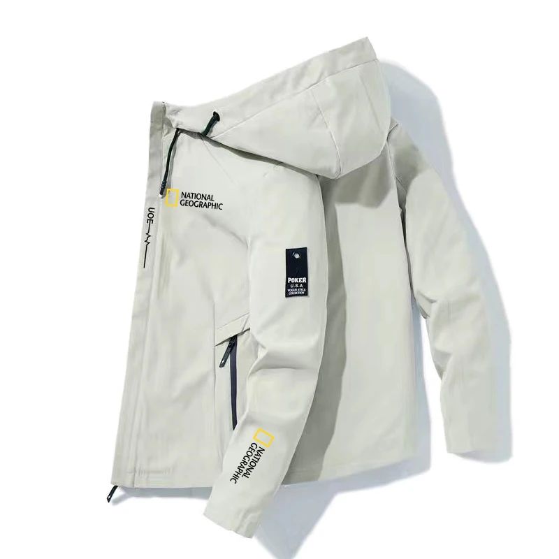 

2022 New men breathable waterproof hoodie Trench coat Adventure jacketOutdoor camping hiking Jacket