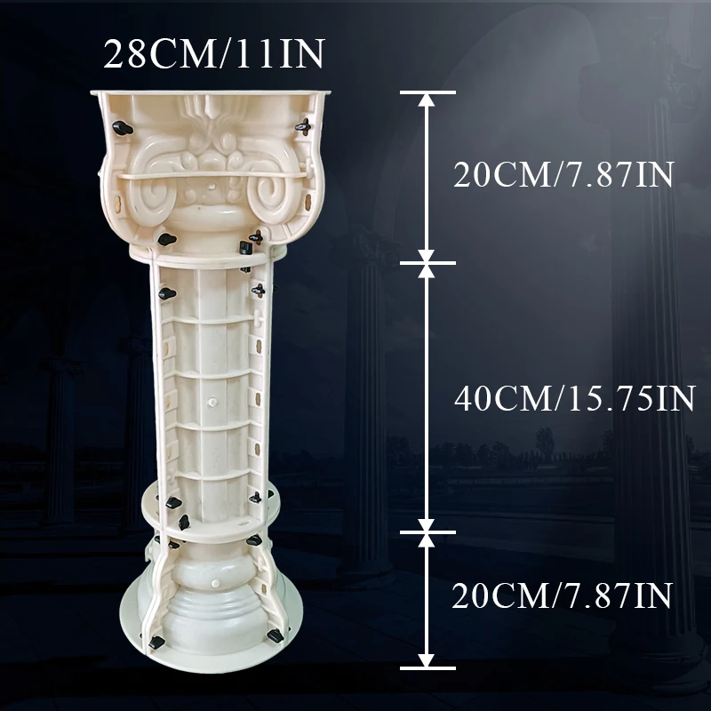 Украшение свадебной церемонии с круглой колонной многоразовая пьедестал