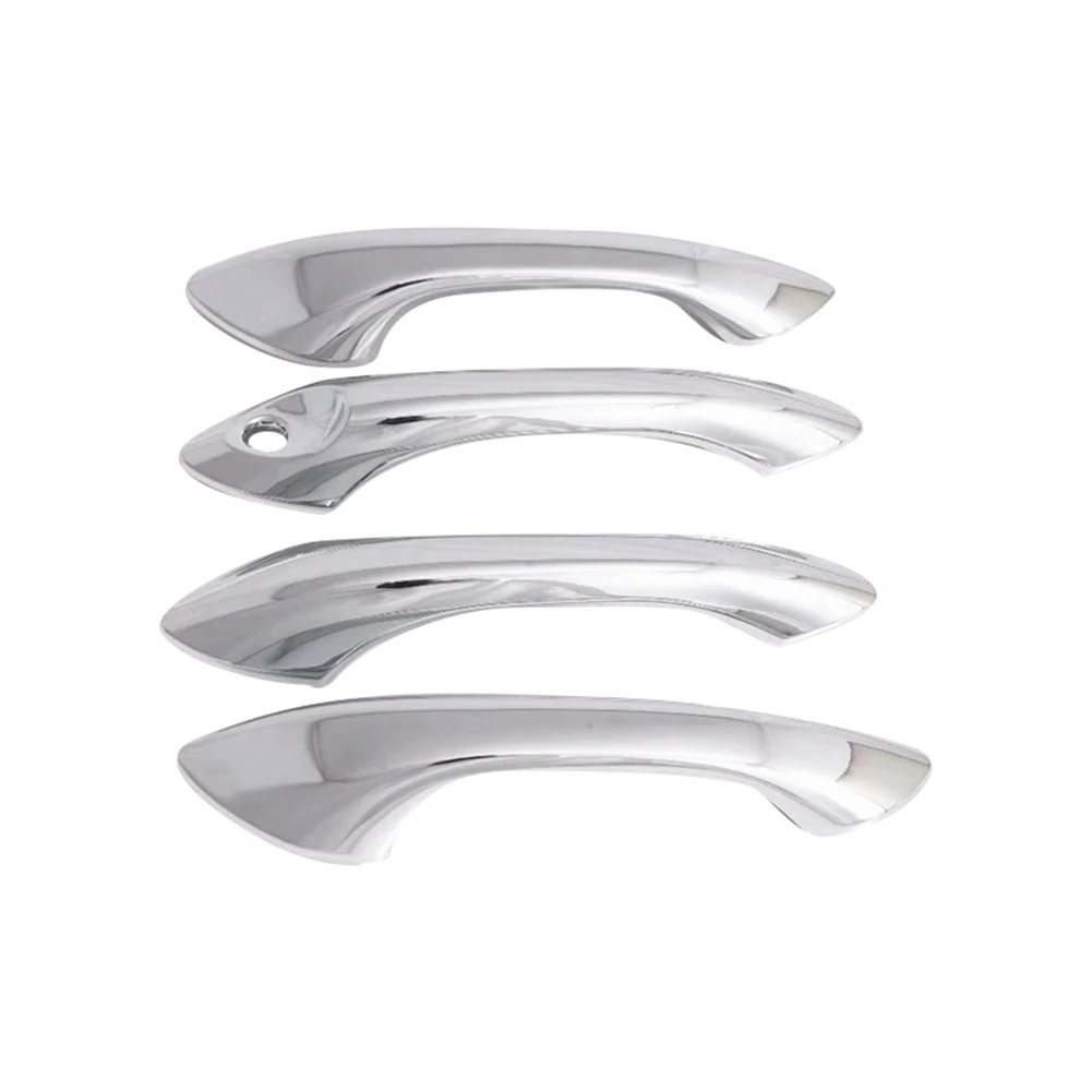 

Для Chevrolet Onix 2020 2021 2022 Защитная крышка ручки боковой двери автомобиля молдинговые аксессуары серебристого цвета