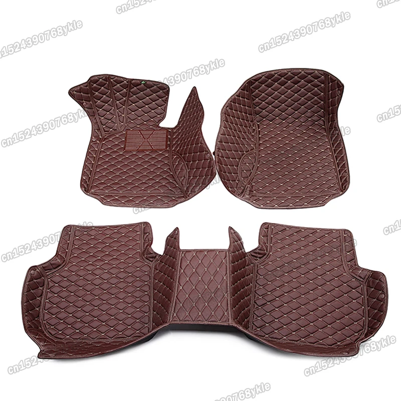 Leather Car Floor Mats for porsche cayenne 2003 2004 2005 2006 2007 2008 2009 2010 carpet interior accessories cover anti slip