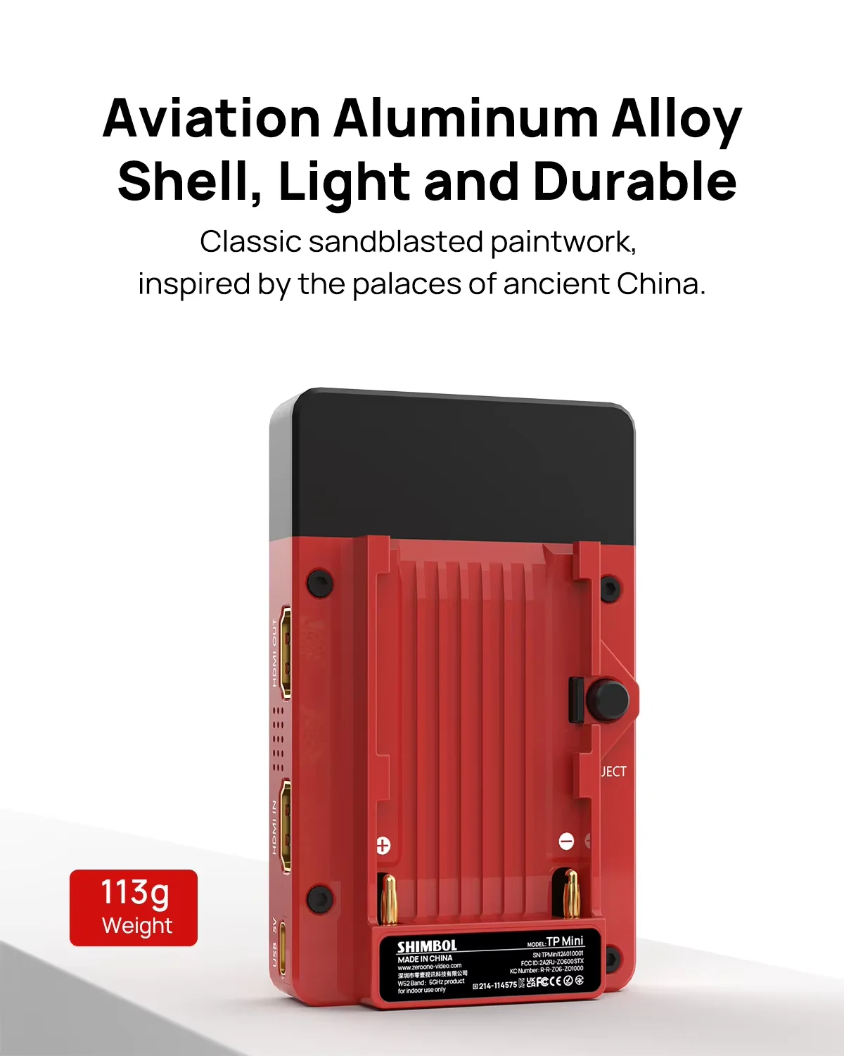 SHIMBOL TP MINI Беспроводная система приемника передачи видео 1080P HD 0 07S с задержкой