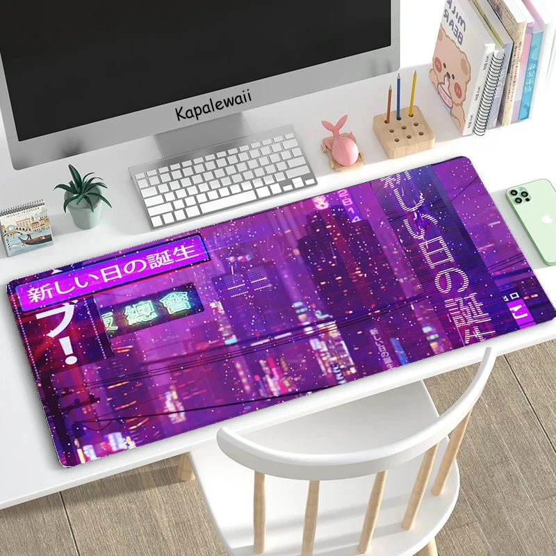 

Gaming Play Mats Mousepad Neon Original Cartoon xl Large Size Gamer Art Mouse Pad Big Keyboard Desk Computer PC Mat Notbook Pad