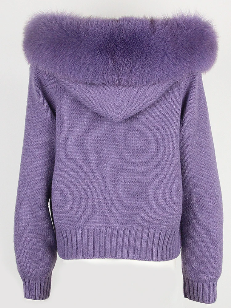 Женская короткая шуба OFTBUY с меховым воротником