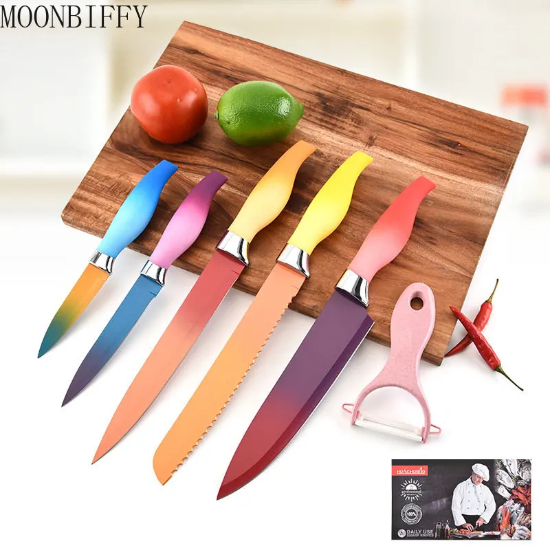 

Professional Kitchen Knives Set Stainless Steel Meat Chopping Cleaver Fish Vegetables Slicing Butcher Knife Japanese Chef Knife