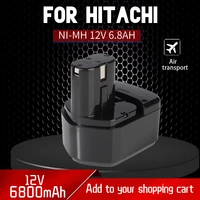 for hitachi eb1214s ds12dvf3 rechargeable battery 12v 6 8ah ni mh cordless drill batteria eb1212s eb1220bl eb1214l eb1230