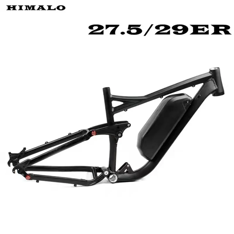 

The new downhill soft tail frame 27.5/29inch barrel axle frame 142*12MM shock absorber mountain bike HIMALO electric bike frame