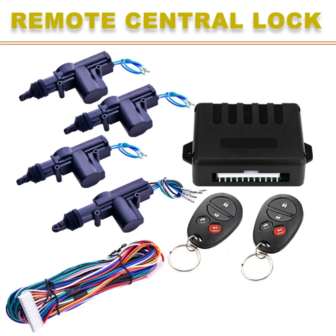 

1set Car Alarm Remote Control Keyless Entry Engine Start Alarm System Universal Automobile Remote Central Locking Kit