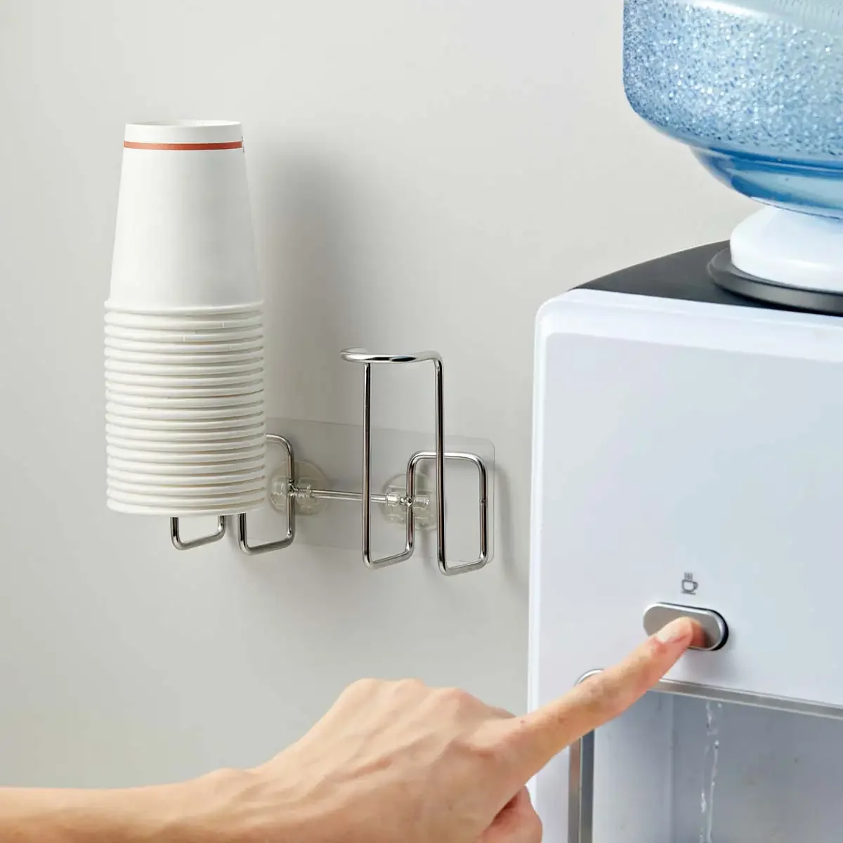 WORTHBUY настенная полка для хранения бумажных стаканчиков диспенсера воды