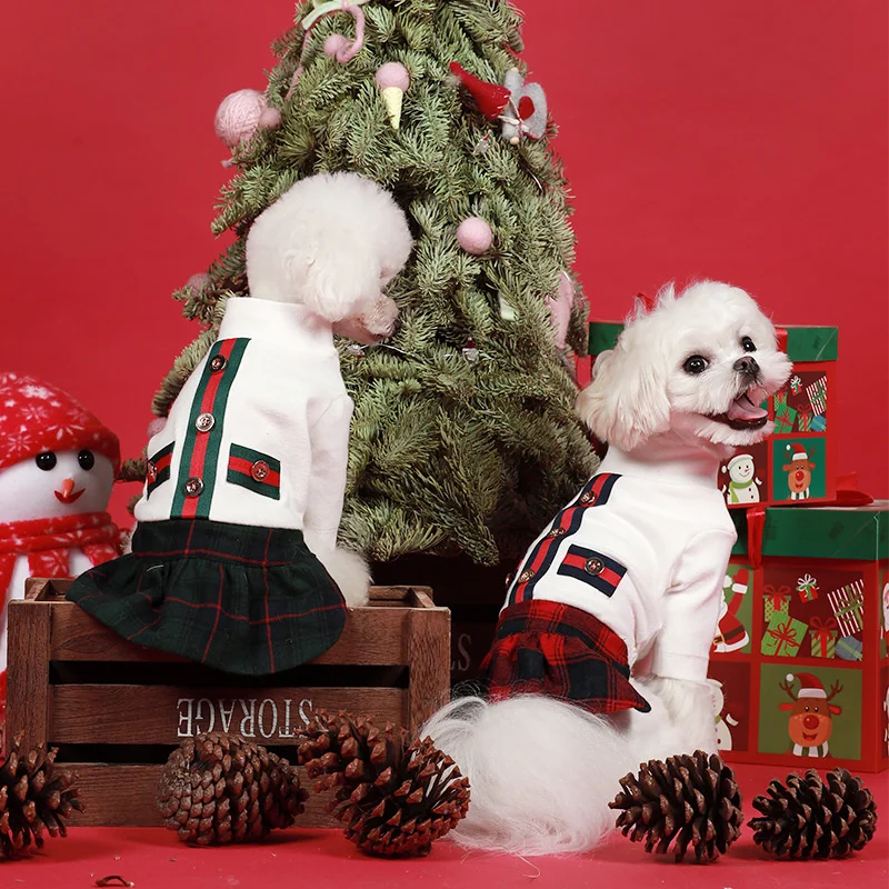 

Tedola new pet clothes dog autumn winter bottoms small dog dress