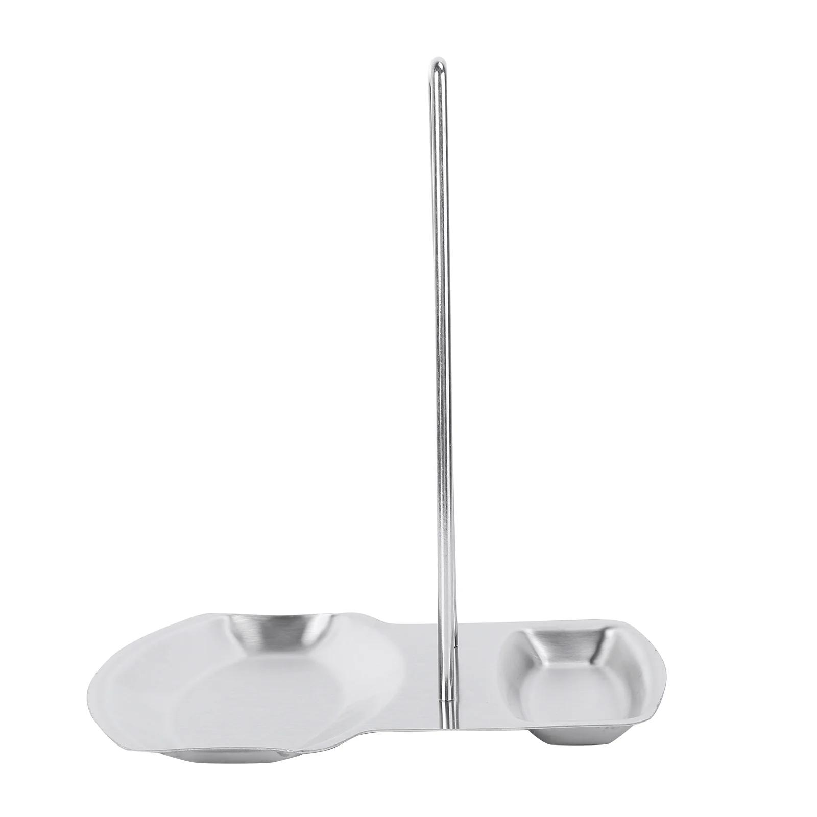 

Holder Spoon Lid Kitchen Pot Resttool Stainless Steel Pan Stand Cover Rackcooking Decorutensil Countertop