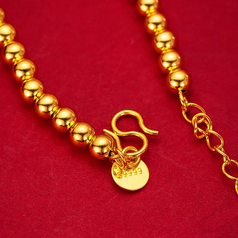 Настоящее золото 9999 желтое 24 карата браслет Guofeng Two Shihuan Lotus