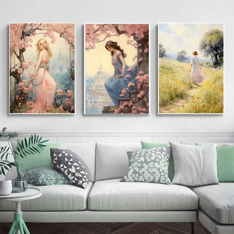 Винтажные Украшения в стиле Породы красного цвета