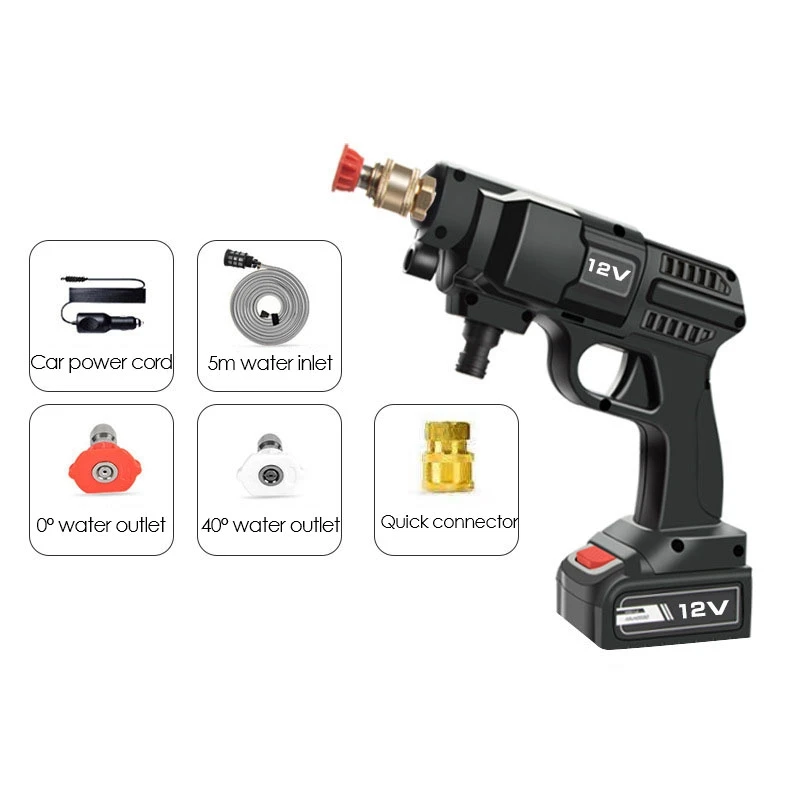 

High Pressure Car Wash Water G-Un 120W Handheld Auto Washer Spray Jet With Nozzle Hose Water Pump