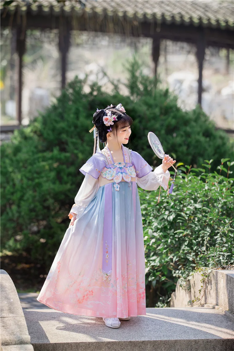Женский костюм в стиле династии ханьфу традиционное китайское платье для