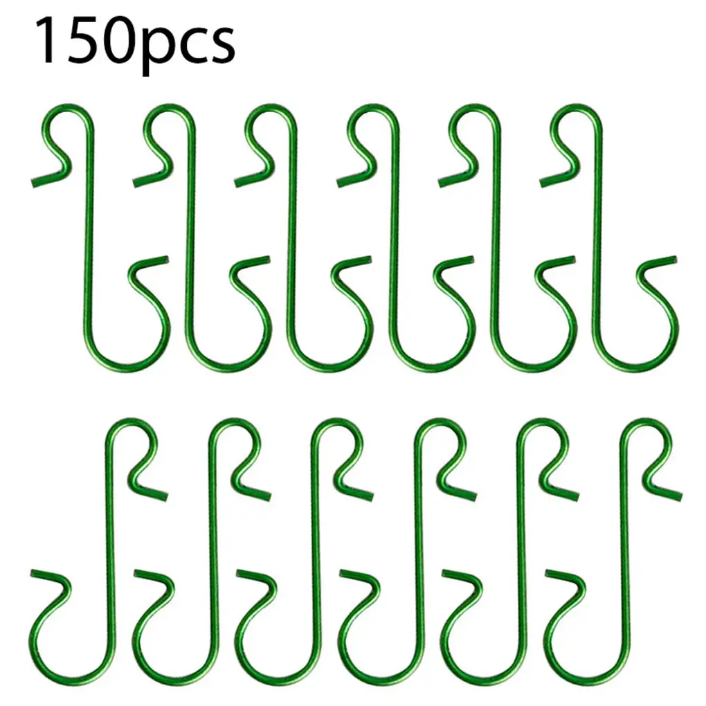 

S-shaped Metal Hooks Swirl Spiral Ornament Hanger Christmas Tree Decoration Accessories