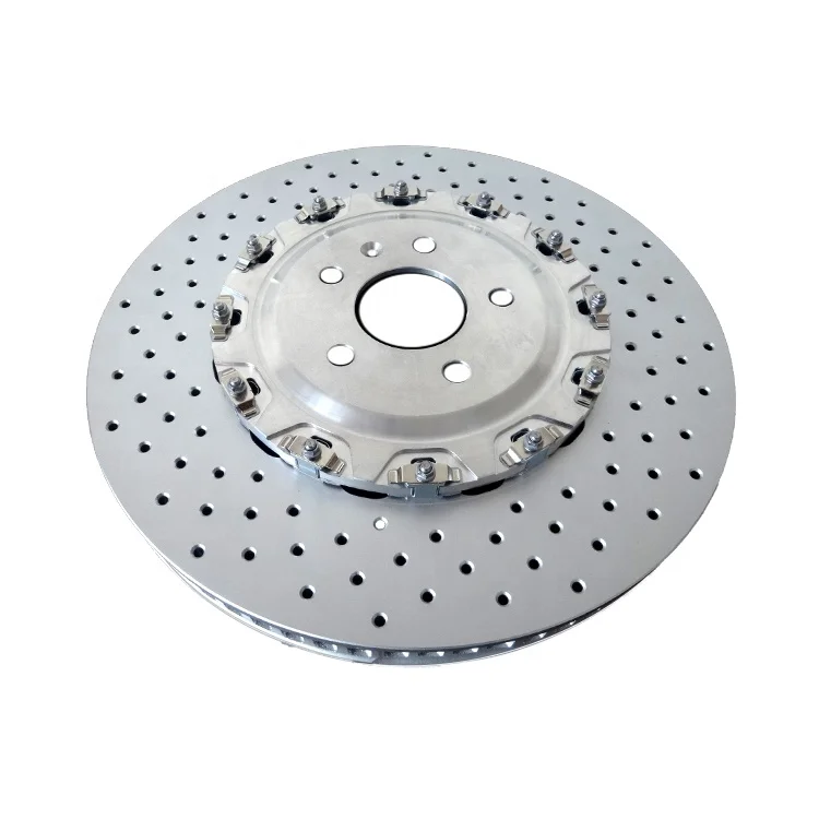 

4G0615301E Front 2 Piece Big Rotor Upgrade Caliper Fully Floating Brake Disc For