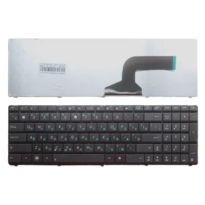 Новая русская клавиатура для Asus K53 X55A X52F X52D X52DR X52DY X52J X52JB X52JR X55 X55C X55U K73B NJ2 RU, Черная