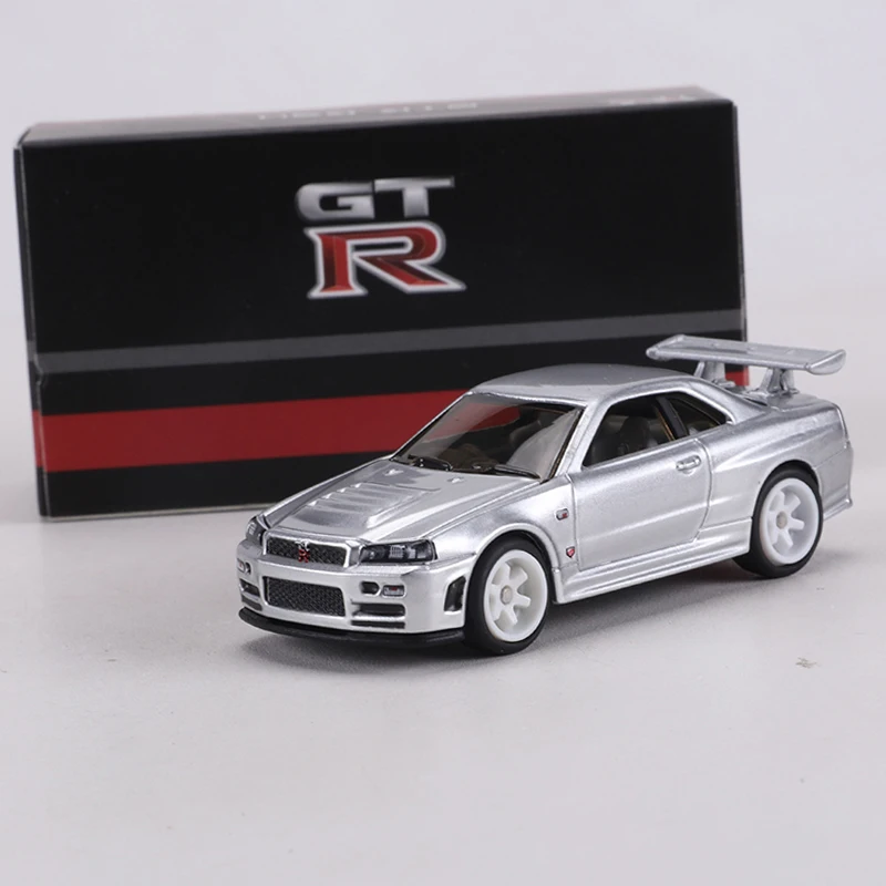Модель ZZC 1:64 GTR R34: литая под давлением модель автомобиля из сплава, с открывающимся капотом (art.: 3920d4dcf199d) - 3920d4dcf199d