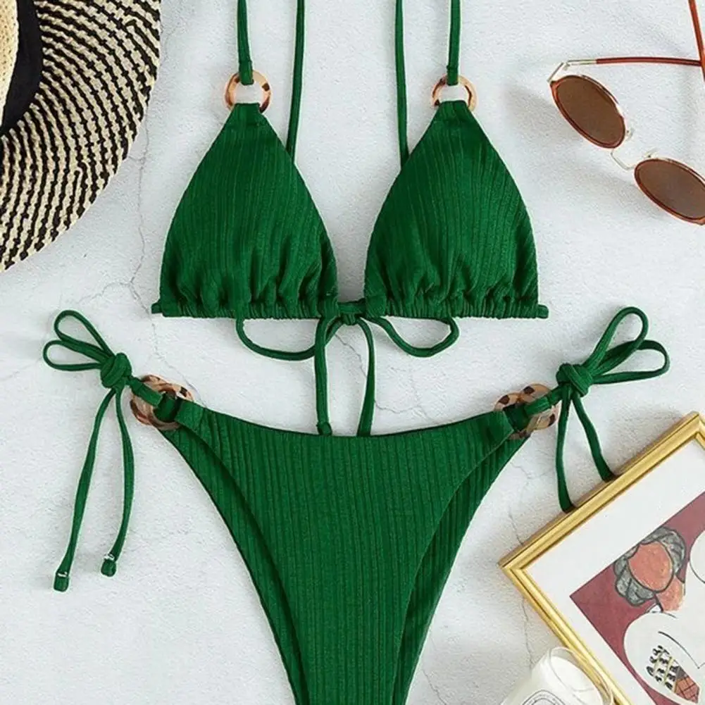 

Breathable Fashion High Elasticity Bathing Suit 4 Sizes Swimsuit Wire Free for Spa