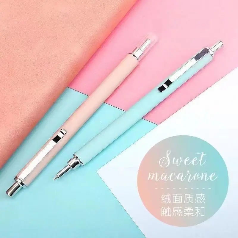 

Press The Pen New Metal Automatic Ink Sac Press Hand Pressure Student Calligraphy Practice 0.38Mm Engraving