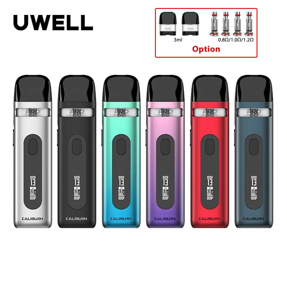 

Оригинальный комплект электронной сигареты Uwell Caliburn X Pod, 3 мл, с батареей 850 мАч, 20 Вт