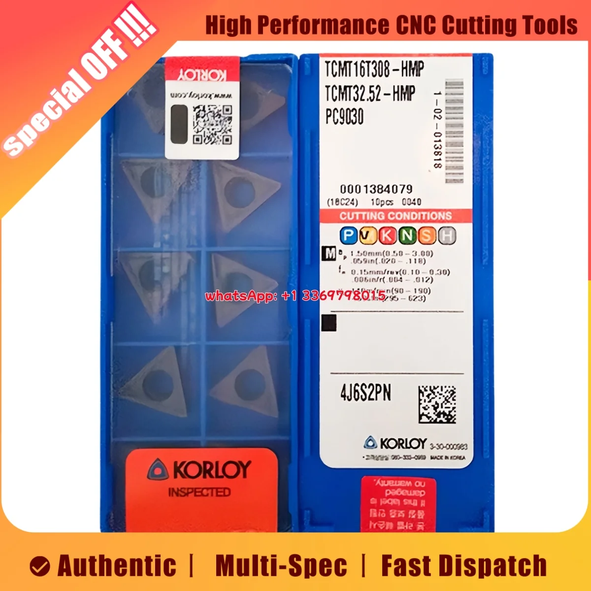 Оригинальные TCMT TCMT09 TCMT11 TCMT090204 TCMT110208 HMP NC3030 твердосплавные токарные пластины средней отделки, токарные инструменты