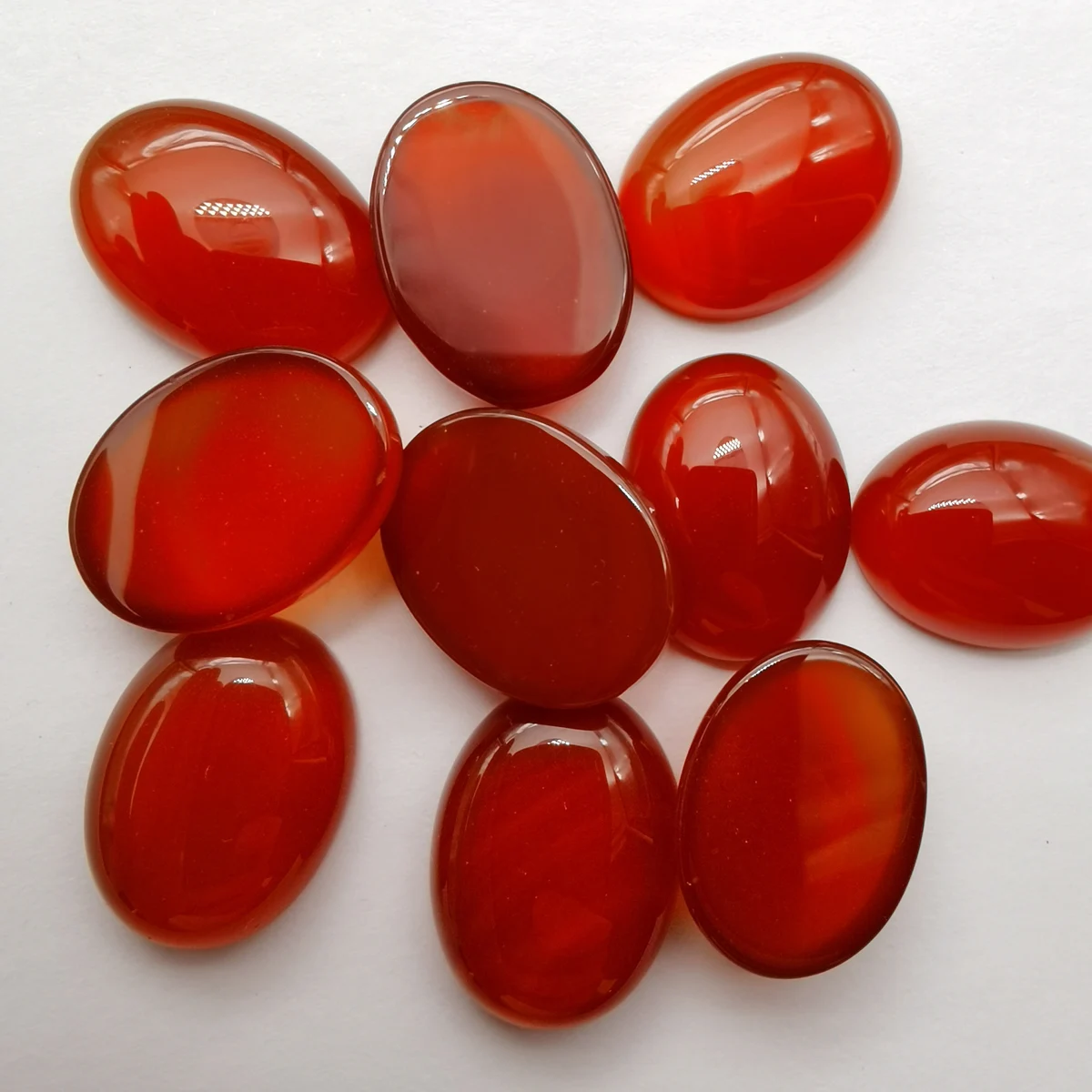 20x15 мм красные сердолические овальные кабины драгоценный камень Кабошон ювелирные изделия бусины (10 шт./лот) H340