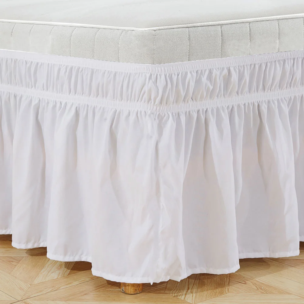 Эластичное постельное белье однотонная рубашка практичная плиссированная юбка