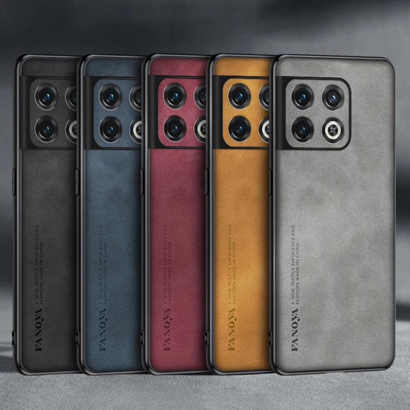 

Роскошный чехол из искусственной кожи для OnePlus 10 Pro 10Pro, задняя крышка, деловой силиконовый защитный чехол для телефона One Plus 10 Pro, чехол