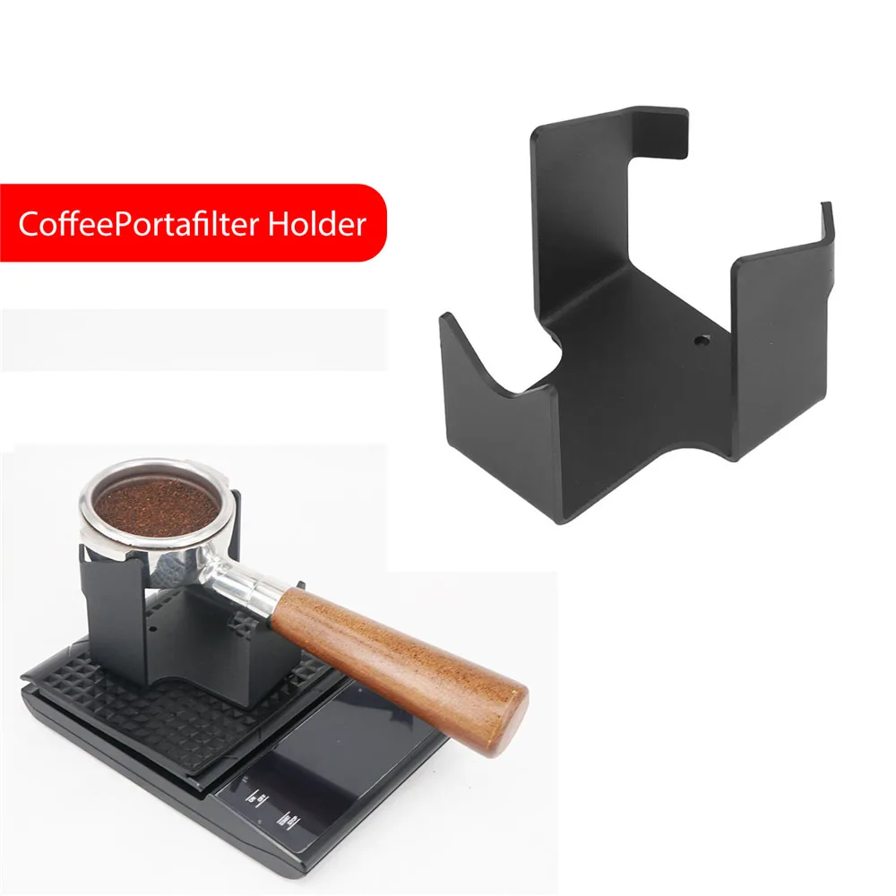 

Coffee Portable Filter Holder Espresso Handle Mat Stand Coffee Tamper Base Rack Powder Holder Coffee Accessories Barista Tools