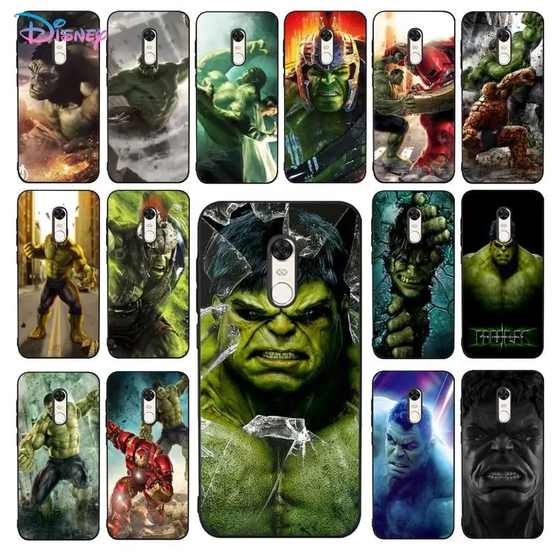 

Disney Hulk Phone Case for Redmi 5 6 7 8 9 A 5plus K20 4X S2 GO 6 K30 pro