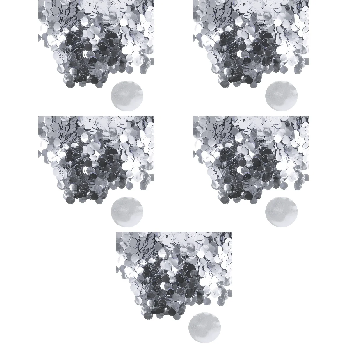 

5 Sets of Round Wedding Party Birthday Balloon