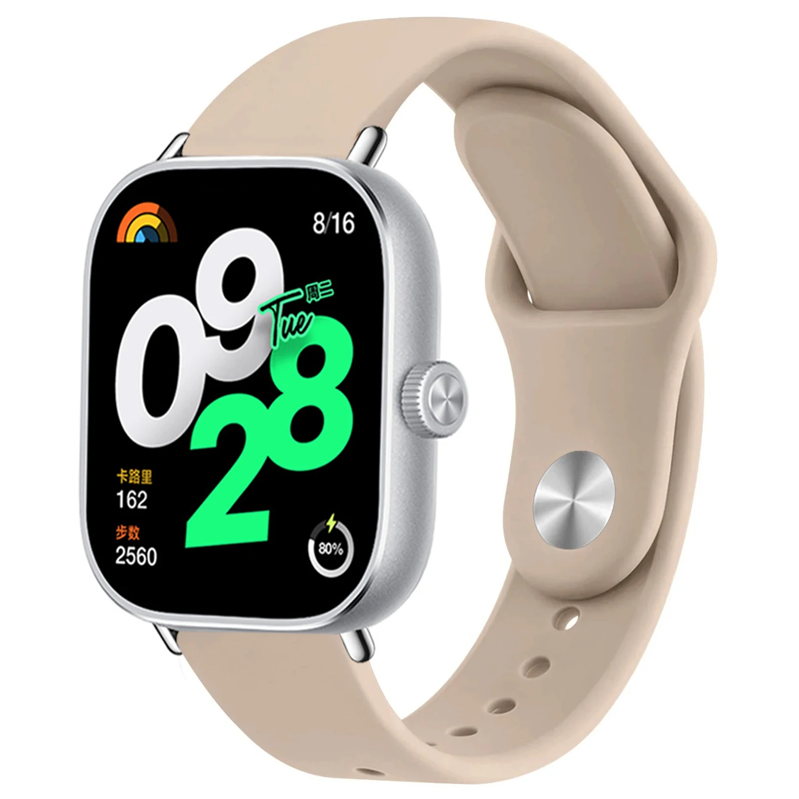 Ремешок силиконовый для xiaomi Redmi Watch 4 сменный спортивный браслет Miband 8 pro