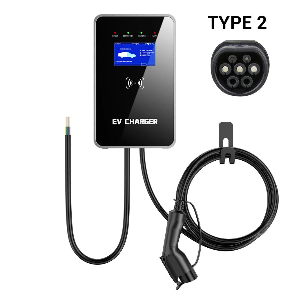

EV Charger 7kw Wallbox 32A Level 2 Fast Charging Station Single Phase Charging Station