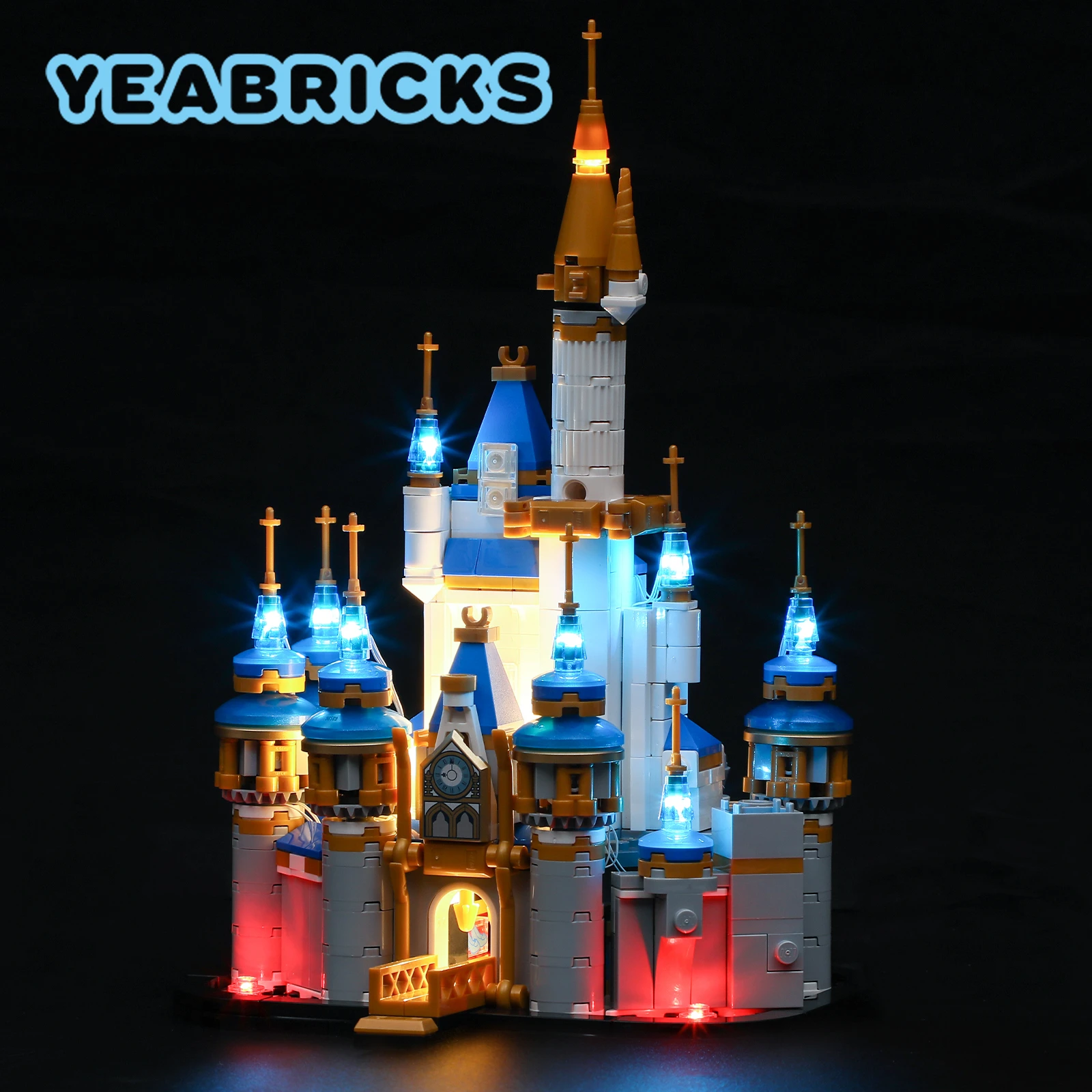 YEABRICKS-Kit de luz LED para 40478, Mini Castillo, bloques de construcción, conjunto (no incluye el modelo), bloques, juguetes para niños