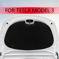 for tesla model 3 front engine hood noise reduction mat soundproof cotton pad deadening protective cover 2018 2022
